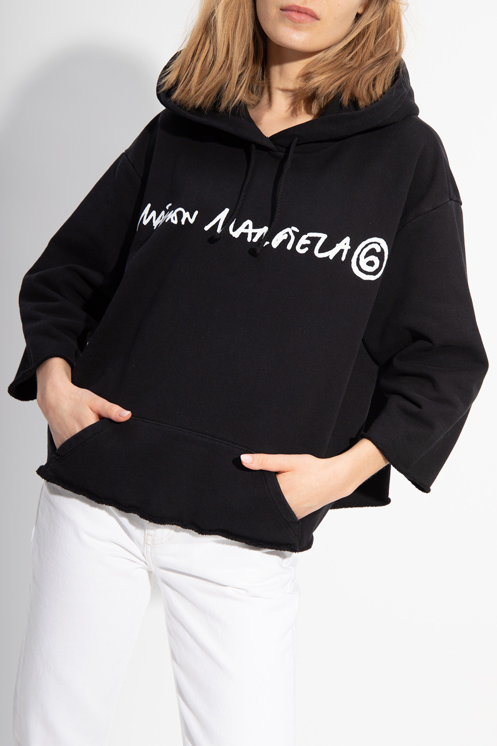 Logo hoodie MM6 Maison Margiela this hoodie will have you feeling warm and snug in no time SchaferandweinerShops Zambia